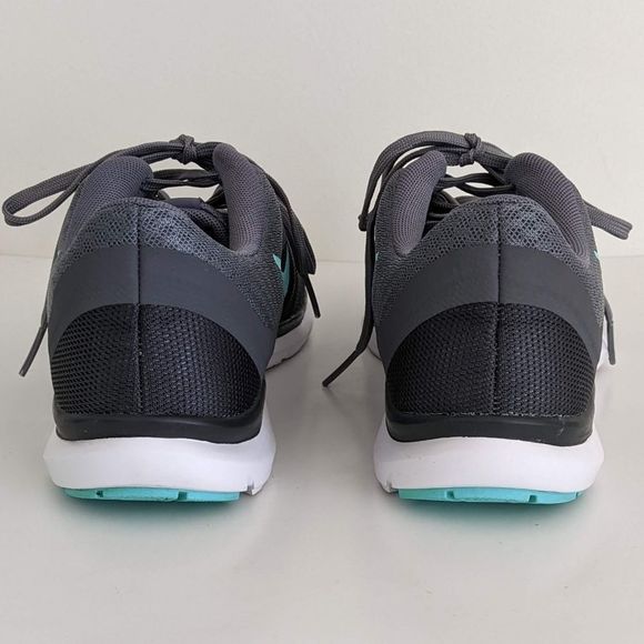 Nike Flex Trainer 6 Gray and Turquoise Running Shoes Women's 8 - Picture 6 of 9